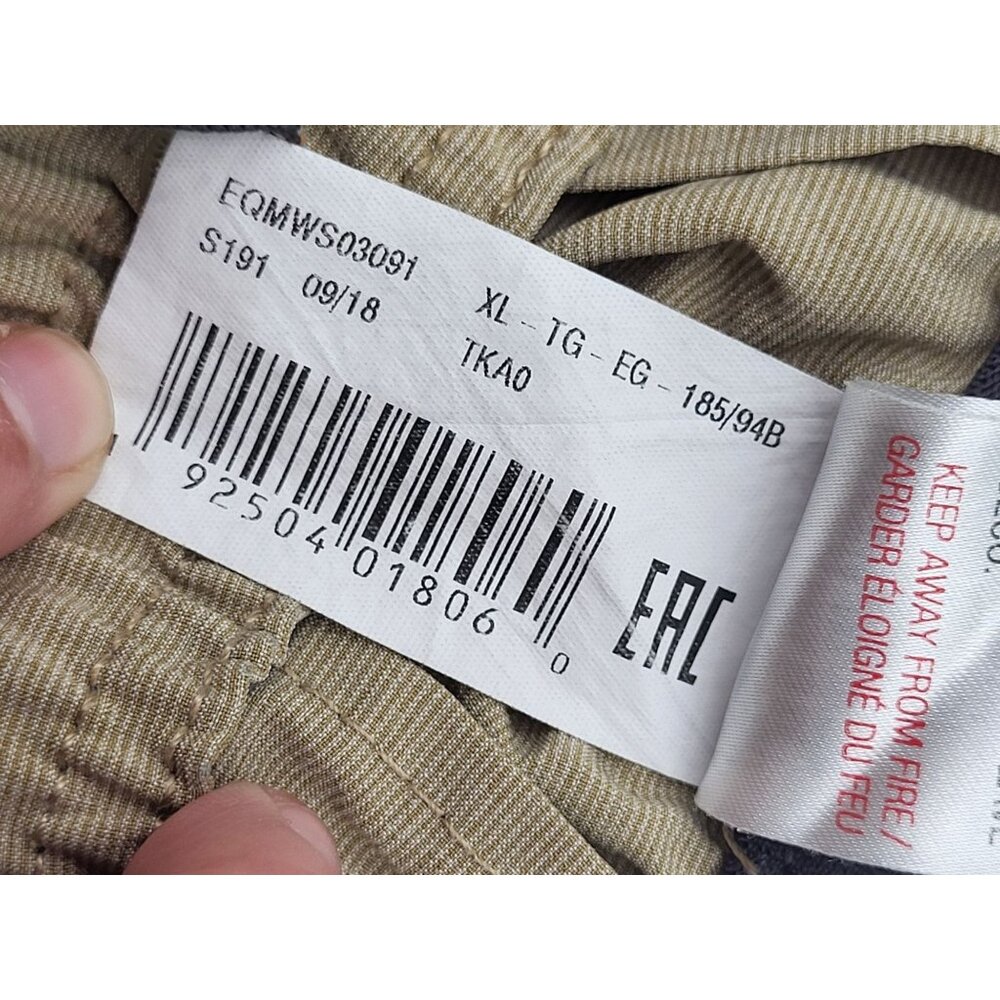 Quiksilver Waterman Men XL Pull On Hybrid Shorts Fishing Outdoor Performance Tan - Picture 11 of 11